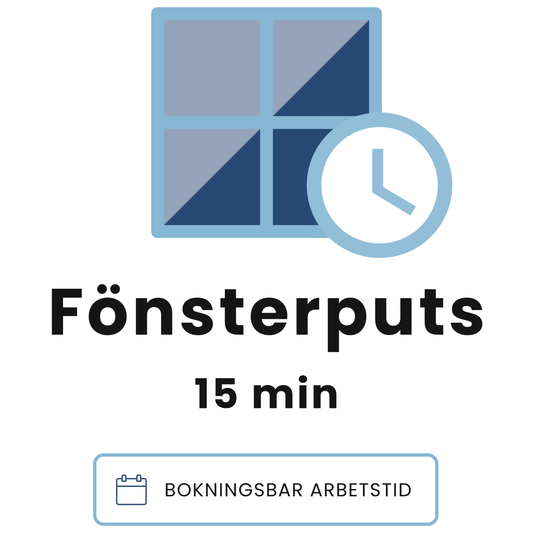 Fönsterputs 30 min
